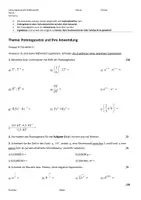Vorschau - Klassenarbeiten - LK2 Potenzgesetze - Deckblatt