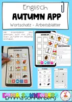 Vorschau - Arbeitsblätter - Autumn / Fall App - Wortschatz und Arbeitsblätter - Deckblatt