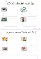 Vorschau - Arbeitsblätter - Materialpaket "Sp" und "St" - Seite 3