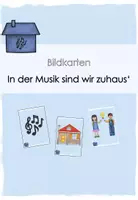 Vorschau - Bildkarten - Bildkarten In der Musik sind wir zuhaus - Deckblatt