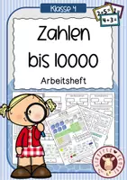 Vorschau - Unterrichtsreihen - Zahlen bis 10000 erforschen - Arbeitsheft - Deckblatt