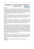 Vorschau - Klassenarbeiten - Materialpaket zweifach differenzierte Klassenarbeiten zu Sachtexten - Deckblatt