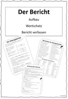 Vorschau - Arbeitsblätter - Der Bericht - Materialpaket - Deckblatt