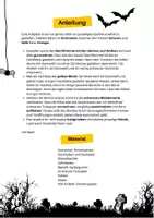 Vorschau - Mal- und Bastelvorlagen - Hell-Dunkel-Kontrast: Das gruselige Spukhaus / Scherenschnitt / Halloween (Kunst 4.-5. Klasse) - Seite 2