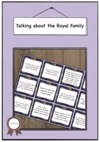 Vorschau - Arbeitsblätter - Plauderkarten - Talking about the Royal Family - Deckblatt