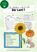 Vorschau - Arbeitsblätter - Übungskartei zum Laut /s/ - Deckblatt