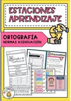 Vista previa - Unidades / Secuencias / Situaciones de Aprendizaje - Estaciones de aprendizaje ortografía: la acentuación - Portada