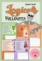Vorschau - Arbeitsblätter - Logicals Halloween (Logikrätsel 5. - 10. Klasse) - Deckblatt