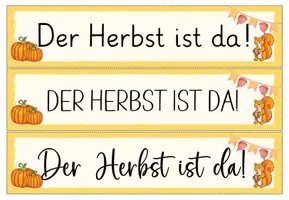 Vorschau - Fördermaterial/Inklusion - Herbst - Bildkarten - Seite 1