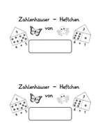 Vorschau - Arbeitsblätter - Zahlenhäuser-Heftchen ZR 10 - Seite 1