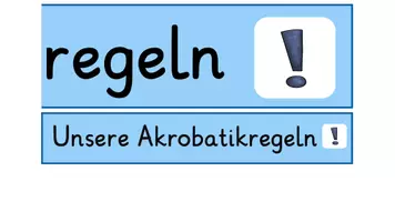 Vorschau - Präsentationen/Tafelbilder - Akrobatik : Akrobatikregeln (Kl. 3 & 4) - Seite 3