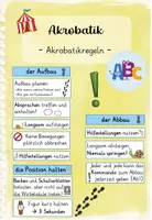 Vorschau - Präsentationen/Tafelbilder - Akrobatik : Akrobatikregeln (Kl. 3 & 4) - Deckblatt
