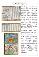 Vorschau - Mal- und Bastelvorlagen - Halloween - Kunstprojekt - Agamograph - Optische Illusion - Seite 2