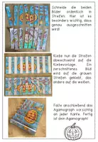 Vorschau - Mal- und Bastelvorlagen - Halloween - Kunstprojekt - Agamograph - Optische Illusion - Seite 3