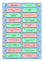 Vorschau - Fördermaterial/Inklusion - Tandem Activity / Tandembögen Reflexive Pronouns, each other or - - Seite 3