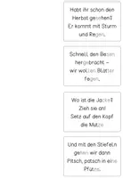 Vorschau - Arbeitsblätter - Herbstgedicht | Habt ihr schon den Herbst gesehen? | Klasse 1 und 2 - Seite 3