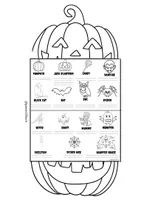 Vista previa - Manualidades / Dibujos para colorear - Halloween flipbook - página 1