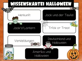 Vorschau - Text - Interaktive Wissenskartei zu Halloween - Seite 3