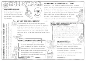 Vorschau - Arbeitsblätter - Doodle-Arbeitsblatt zu Halloween - Seite 2