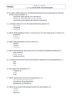 Vorschau - Arbeitsblätter - Kurzkontrolle Nervensystem multiple choice 9. Klasse Bio - Seite 3