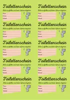 Vorschau - Anderer Materialtyp - Toilettenschein - Seite 1