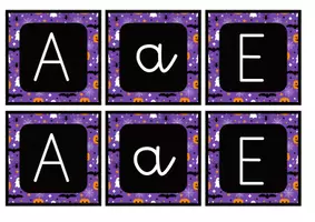 Vista previa - Juegos / Gamificación - Juego de parejas de las vocales de halloween - página 2