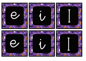 Vista previa - Juegos / Gamificación - Juego de parejas de las vocales de halloween - página 3