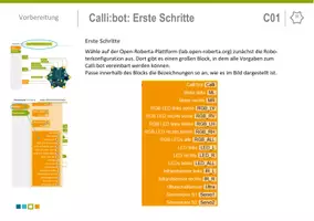 Vorschau - Unterrichtsreihen - IMP9 CalliBot Erweiterung zum Fahrzeugroboter - Seite 1
