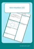 Vorschau - Arbeitsblätter - Meine Herbstferien 2022 deutsch, ukrainisch, russisch - Deckblatt