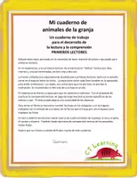 Vista previa - Unidades / Secuencias / Situaciones de Aprendizaje - Mi cuaderno de animales de la granja - página 1
