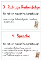 Vorschau - Präsentationen/Tafelbilder - Tafelkarten: "Mein roter Faden für eine gute Nacherzählung" - Seite 3