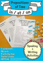 Vorschau - Stundenentwürfe - Prepositions of Time Worksheet Bundle (lesson plan including teacher's notes) #übungenfürzwischendurch - Deckblatt