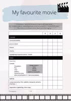 Vorschau - Arbeitsblätter - Presentation: My favourite movie - Deckblatt