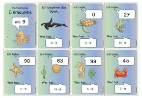 Vorschau - Spiele - Rechenspiel "Ich habe wer hat" Einmaleins mit 9 - Seite 3