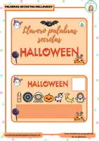 Vista previa - Juegos / Gamificación - LLAVERO PALABRAS SECRETAS HALLOWEEN - página 1