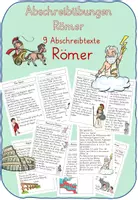 Vorschau - Arbeitsblätter - Abschreibübungen Altes Rom - Deckblatt