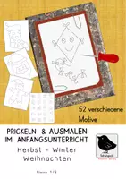 Vorschau - Arbeitsblätter - Materialpaket: Prickeln im Anfangsunterricht und Kunst - Seite 1