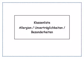 Vorschau - Anderer Materialtyp - Liste für Allergien Unverträglichkeiten Besonderheiten - Seite 3