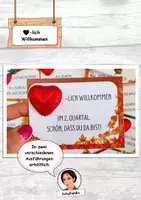 Vorschau - Anderer Materialtyp - Herzlich Willkommen Vorlage - Deckblatt