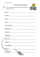 Vorschau - Arbeitsblätter - AB Fehlende Buchstaben & Wortgrenzen - LRS Training - Seite 2