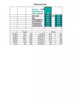Vorschau - Lehrpläne/Lehrermaterial - Excel-Tabelle zur Notenberechnung - Seite 1