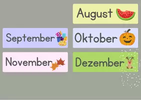 Vorschau - Poster - Flexibler Kalender für das Klassenzimmer - Seite 3