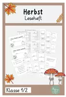 Vorschau - Unterrichtsreihen - Leseheft Lies Mal Herbst - Deckblatt