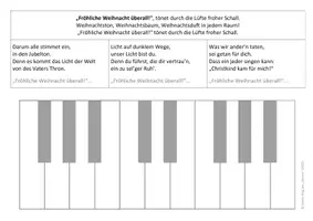 Vorschau - Arbeitsblätter - Fröhliche Weihnacht überall - Musizieren mit Dreiklängen (Weihnachtslied) - Seite 2