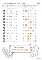 Vorschau - Arbeitsblätter - Rechenspaziergang Herbst Plus Minus 100 - Seite 2