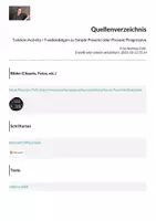 Vorschau - Spiele - Tandem Activity / Tandembögen Simple Present oder Present Progressive - Seite 1