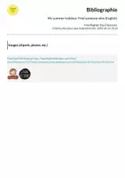 Aperçu - Feuilles d'exercices - My summer holidays: Find someone who (English) - Page 1