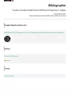 Aperçu - Jeux - Feuilles en tandem Simple Present OR Present Progressive - Anglais - Page 1