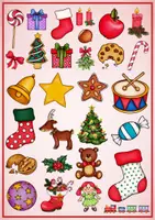 Vorschau - selbst erstellte Cliparts/Grafiken - 60 Cliparts - Weihnachten und Winter - Weihnachtsdekoration 2 - Seite 1