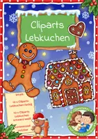 Vorschau - selbst erstellte Cliparts/Grafiken - 20 Cliparts - Weihnachten und Winter - Lebkuchenmänner - Deckblatt